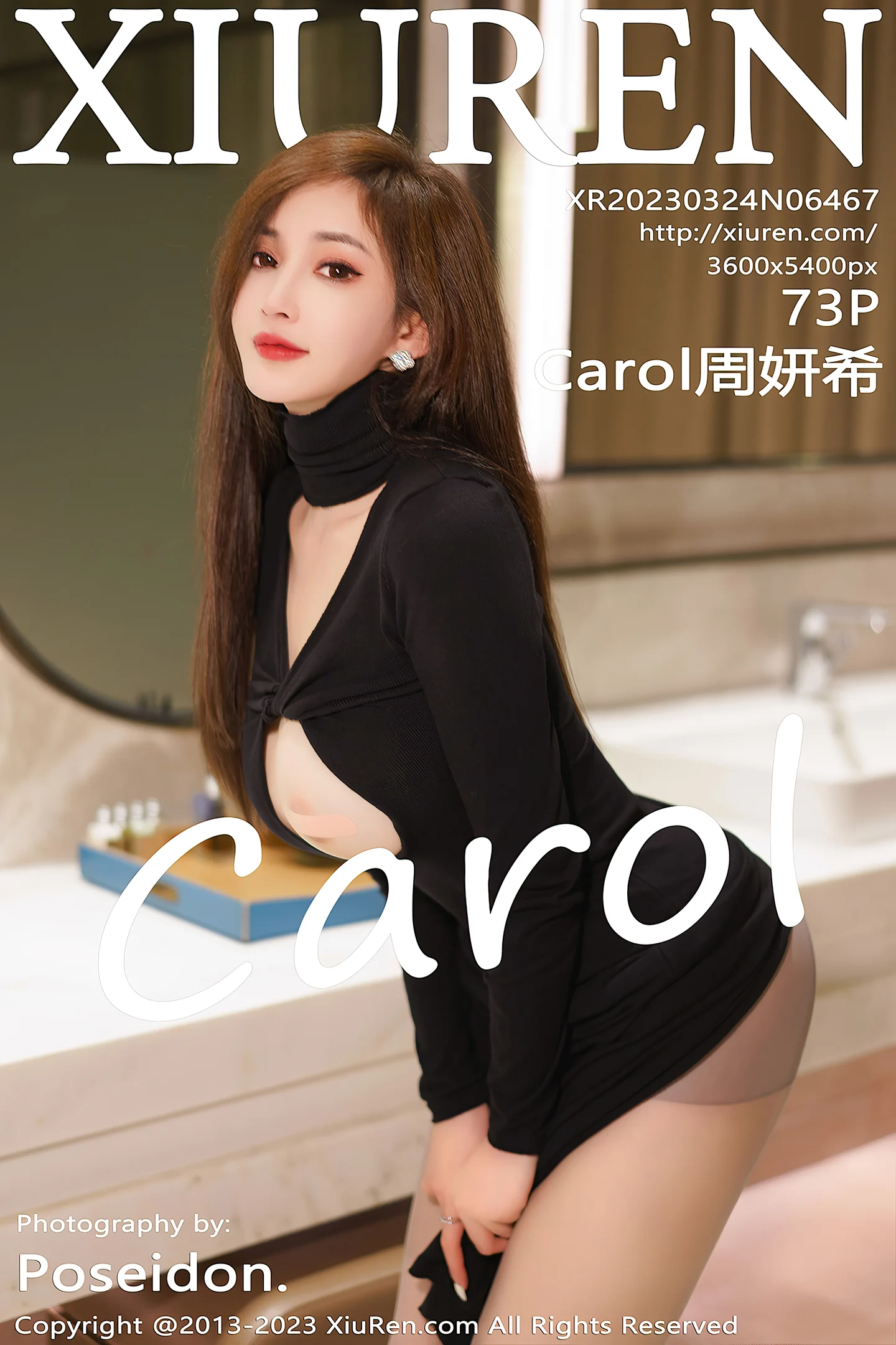 [XiuRen秀人网]No.6467_女神Carol周妍希性感开胸连衣裙配超薄黑丝秀丰满身材诱惑写真73P-秀人网 - XiuRen.Xyz